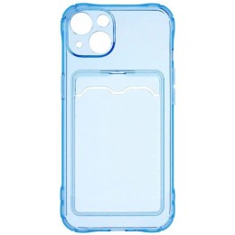 Силиконовый чехол для Apple iPhone 13 Card Holder Голубой