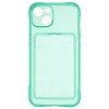 Силиконовый чехол для Apple iPhone 13 Card Holder Мятный