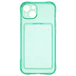 Силиконовый чехол для Apple iPhone 13 Card Holder Мятный