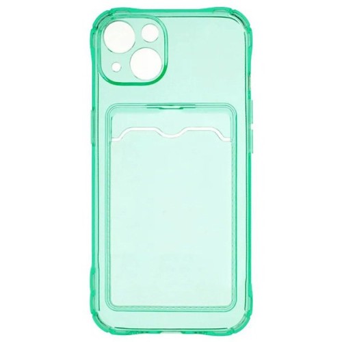 Силиконовый чехол для Apple iPhone 13 Card Holder Мятный