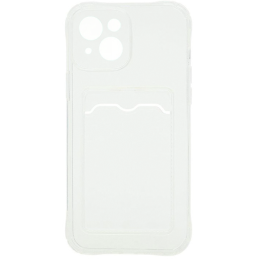 Силиконовый чехол для Apple iPhone 13 Card Holder Прозрачный