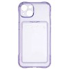 Силиконовый чехол для Apple iPhone 13 Card Holder Сиреневый
