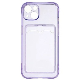 Силиконовый чехол для Apple iPhone 13 Card Holder Сиреневый
