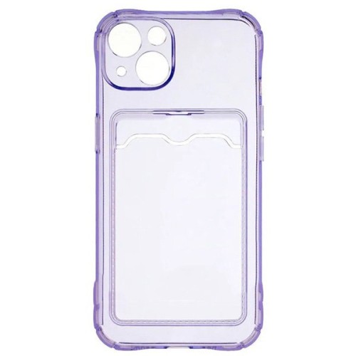 Силиконовый чехол для Apple iPhone 13 Card Holder Сиреневый