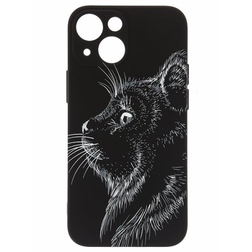 Силиконовый чехол для Apple iPhone 13 Mini Luxo с защитой камеры J71