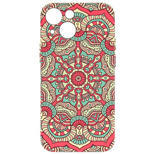 Силиконовый чехол для Apple iPhone 13 Mini Luxo с защитой камеры J81