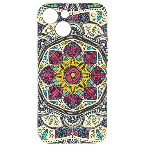 Силиконовый чехол для Apple iPhone 13 Mini Luxo с защитой камеры J82