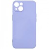 Силиконовый чехол для Apple iPhone 13 Mini Unbroke с защитой камеры Фиолетовый