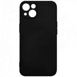 Силиконовый чехол для Apple iPhone 13 Mini Unbroke с защитой камеры Черный