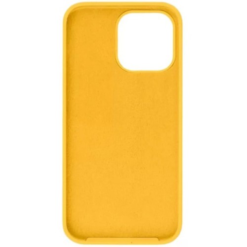 Силиконовый чехол для Apple iPhone 13 Mini Лимонный
