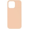 Силиконовый чехол для Apple iPhone 13 Mini Светло оранжевый