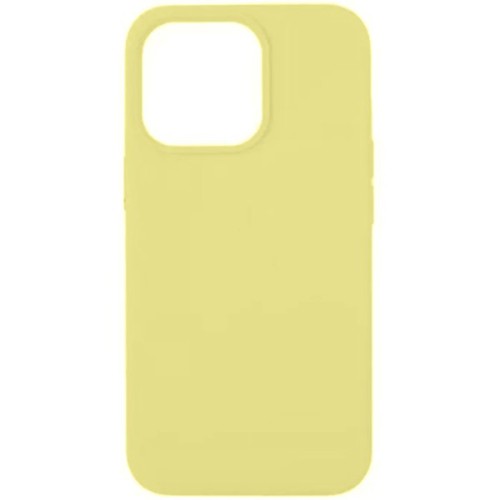 Силиконовый чехол для Apple iPhone 13 Mini Желтый светлый