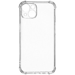 Силиконовый чехол для Apple iPhone 13 Mini TPU 1.5мм с усиленными углами и защитой камеры Прозрачный