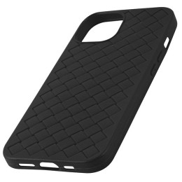 Силиконовый чехол для Apple iPhone 13 Pro Unbroke в переплете Черный