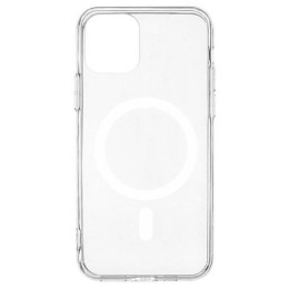 Силиконовый чехол для Apple iPhone 13 Pro TPU PC MagSafe с бортиком Прозрачный