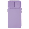 Силиконовый чехол для Apple iPhone 13 Pro Unbroke Slider Фиолетовый