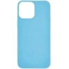 Силиконовый чехол для Apple iPhone 13 Pro Soft Matte Голубой