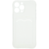 Силиконовый чехол для Apple iPhone 13 Pro Card Holder Прозрачный