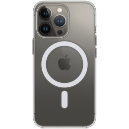 Силиконовый чехол для Apple iPhone 13 Pro TPU PC MagSafe с анимацией с бортиком Прозрачный