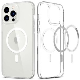 Силиконовый чехол для Apple iPhone 13 Pro TPU PC MagSafe с анимацией с бортиком Прозрачный