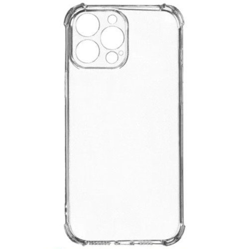 Силиконовый чехол для Apple iPhone 13 Pro TPU 1.5мм с усиленными углами и защитой камеры Прозрачный