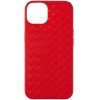 Силиконовый чехол для Apple iPhone 13 Pro Max Unbroke в переплете Красный