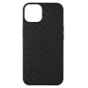Силиконовый чехол для Apple iPhone 13 Pro Max Unbroke в переплете Черный