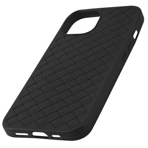 Силиконовый чехол для Apple iPhone 13 Pro Max Unbroke в переплете Черный