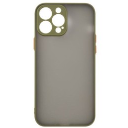 Силиконовый чехол для Apple iPhone 13 Pro Max Unbroke с защитой камеры Зеленый матовый