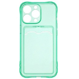 Силиконовый чехол для Apple iPhone 13 Pro Max Card Holder Мятный