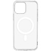 Силиконовый чехол для Apple iPhone 13 Pro Max TPU PC MagSafe с анимацией с бортиком Прозрачный