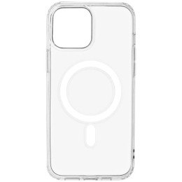 Силиконовый чехол для Apple iPhone 13 Pro Max TPU PC MagSafe с анимацией с бортиком Прозрачный
