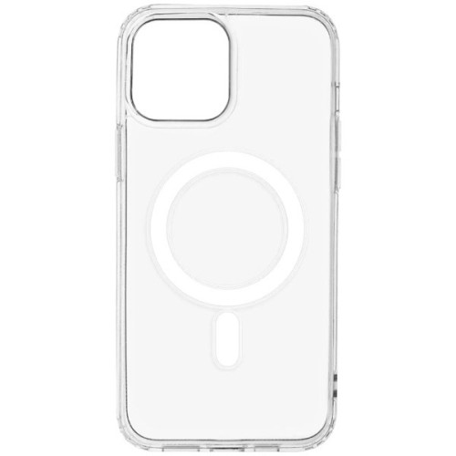 Силиконовый чехол для Apple iPhone 13 Pro Max TPU PC MagSafe с анимацией с бортиком Прозрачный