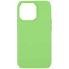 Силиконовый чехол для Apple iPhone 13 Pro Max Салатовый