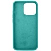 Силиконовый чехол для Apple iPhone 13 Pro Max Морской зеленый