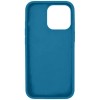 Силиконовый чехол для Apple iPhone 13 Pro Max Темно лазурный