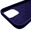 Силиконовый чехол для Apple iPhone 13 Pro Max Темно фиолетовый