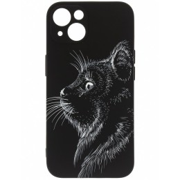Силиконовый чехол для Apple iPhone 14 Helsen с защитой камеры J71