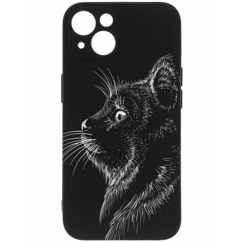 Силиконовый чехол для Apple iPhone 14 Helsen с защитой камеры J71