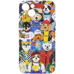 Силиконовый чехол для Apple iPhone 14 Helsen с защитой камеры L67