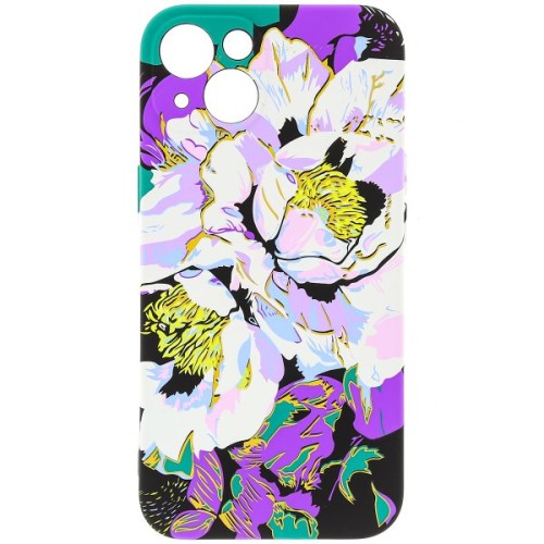 Силиконовый чехол для Apple iPhone 14 Helsen с защитой камеры J1