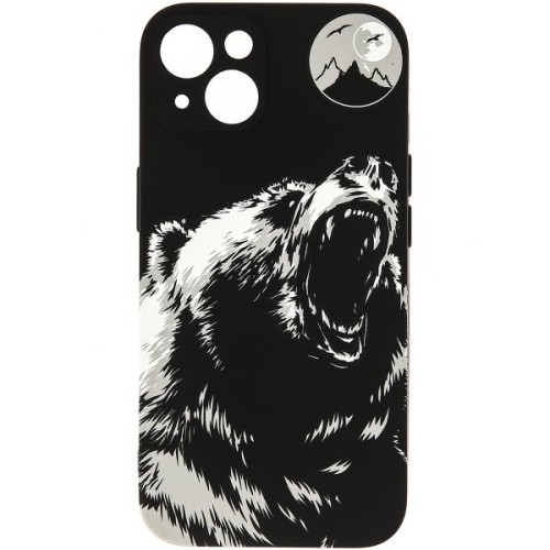Силиконовый чехол для Apple iPhone 14 Helsen с защитой камеры J204