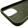 Силиконовый чехол для Apple iPhone 14 Болотный зеленый