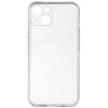 Силиконовый чехол для Apple iPhone 14 TPU 1мм с защитой камеры Прозрачный