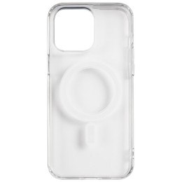 Силиконовый чехол для Apple iPhone 14 Plus TPU PC MagSafe с бортиком Прозрачный