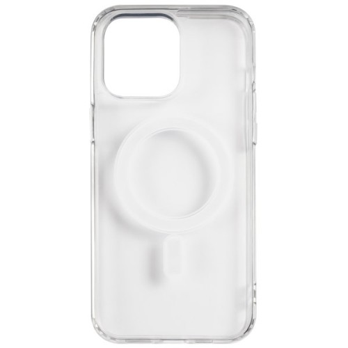 Силиконовый чехол для Apple iPhone 14 Plus TPU PC MagSafe с бортиком Прозрачный