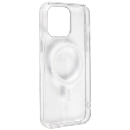 Силиконовый чехол для Apple iPhone 14 Plus TPU PC MagSafe с бортиком Прозрачный