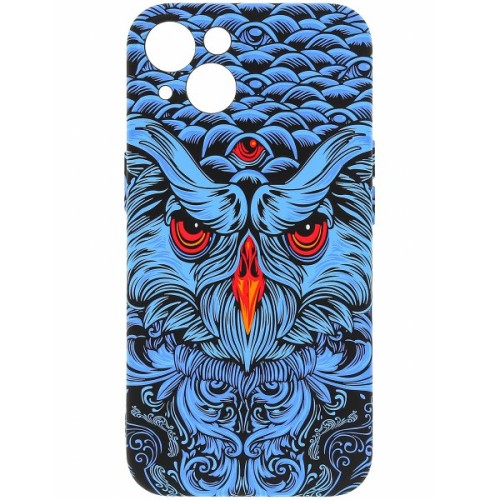 Силиконовый чехол для Apple iPhone 14 Plus Helsen с защитой камеры J69