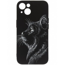 Силиконовый чехол для Apple iPhone 14 Plus Helsen с защитой камеры J71