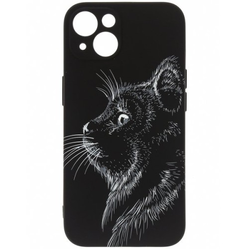 Силиконовый чехол для Apple iPhone 14 Plus Helsen с защитой камеры J71
